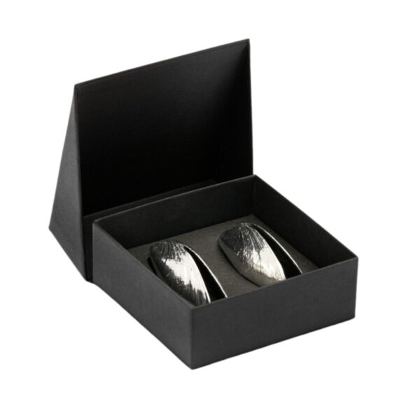 Anovi mussel cutlery – silver tin seafood accessory