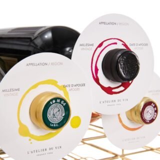 Wijnkelder Tags - set van 70