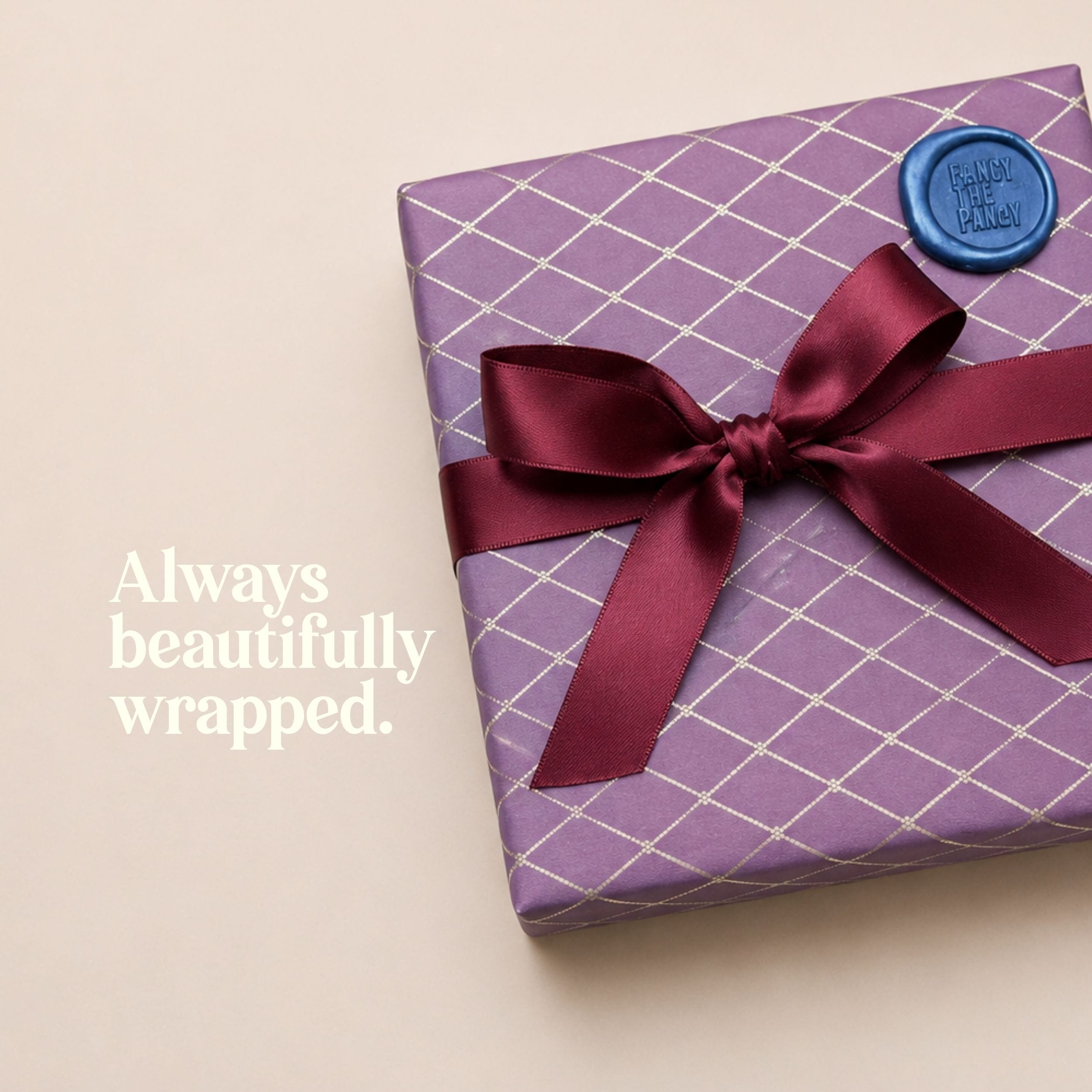 wrapped gift from fancy the pancy