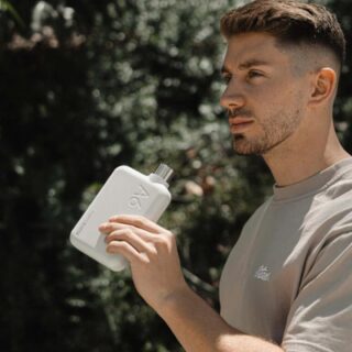 A6 RVS Memobottle Wit