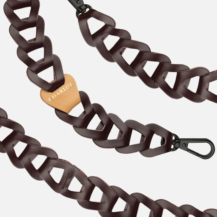 prachtig lederen koord om telefoon handig te dragen