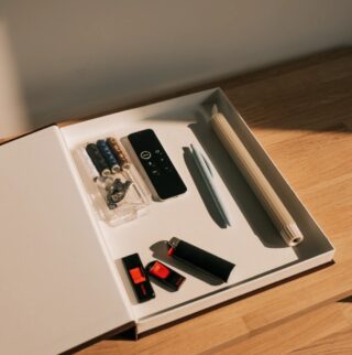 Japandi Calm koffietafelboek met opbergruimte (L)