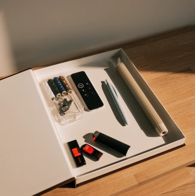 Japandi Calm coffeetable storage open book