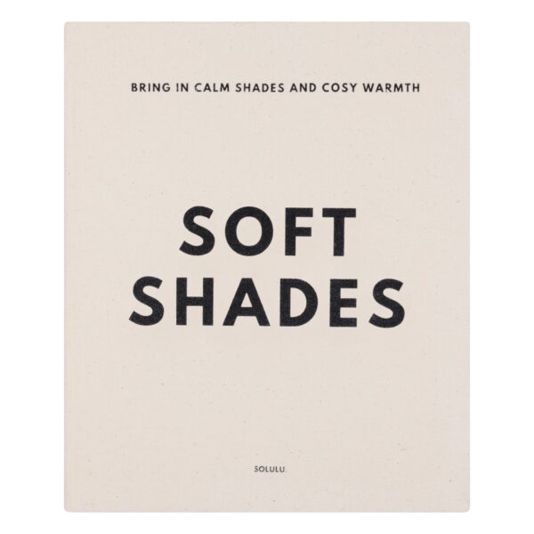 Soft Shades linen storage book with hidden storage – neutral cover for stylish home organization.