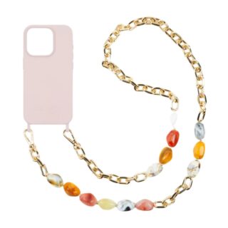 Stylish telefoonkoord – Ava Chain Corail van Charlot Paris