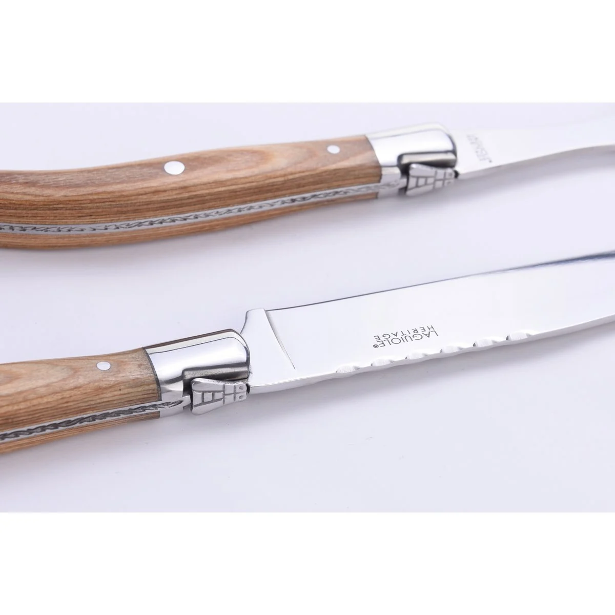 Mes- en vorksnijset – Laguiole Héritage met pakkahout