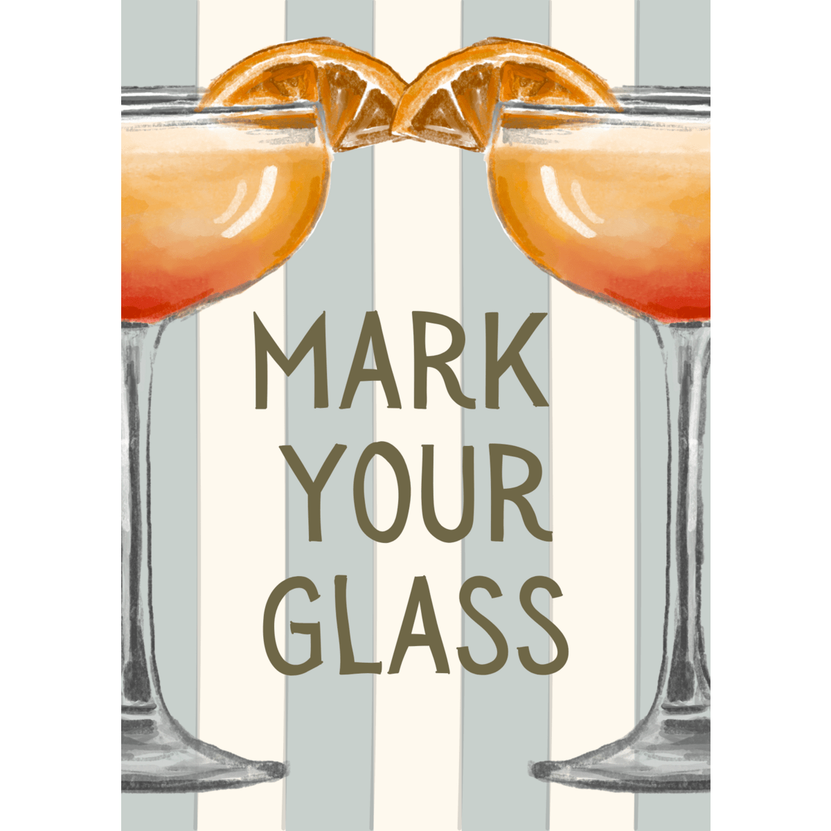 Glasringen cadeau – Set van 6 met kralen en strik