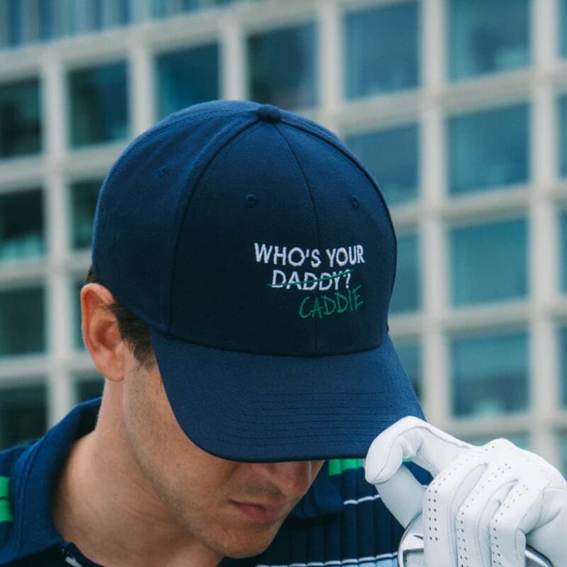 golf cap who's your daddy/caddie fun accessory for every golf player