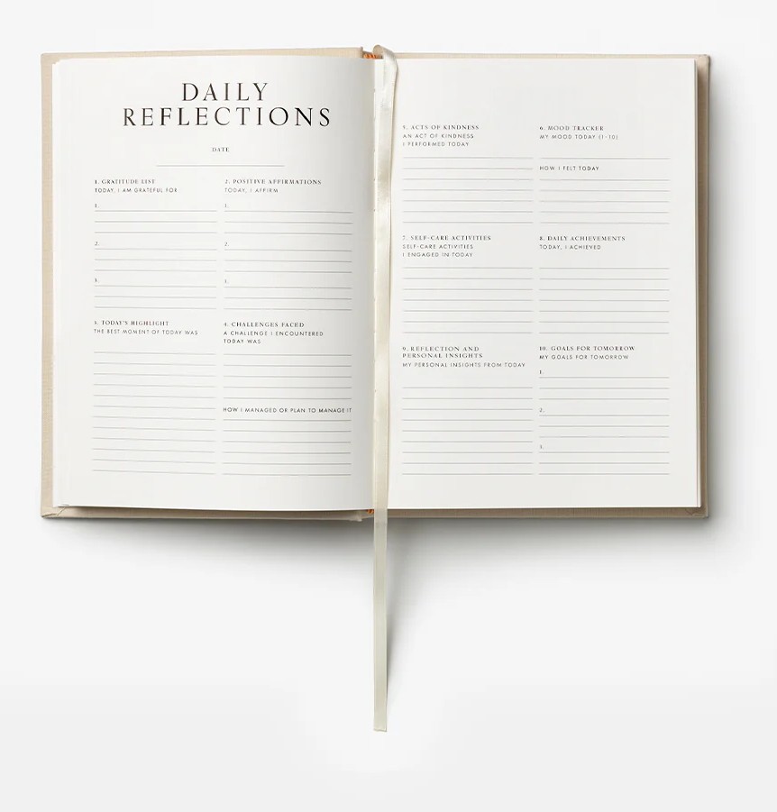 Daily reflections wellness journal Printworks