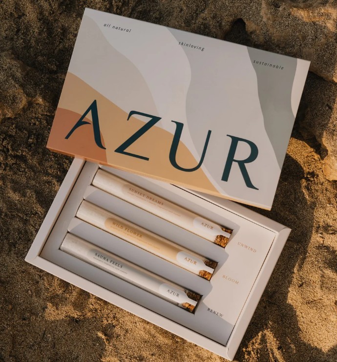 bathtime stories bath salt from Azur in sand