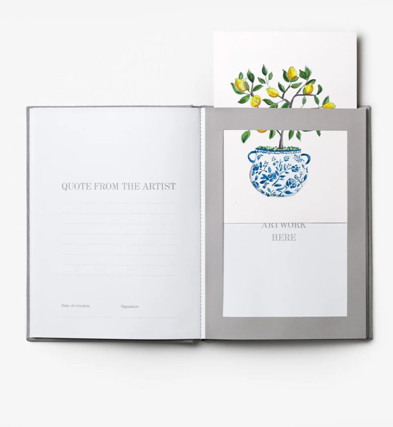 great art grey met inschuif tekening