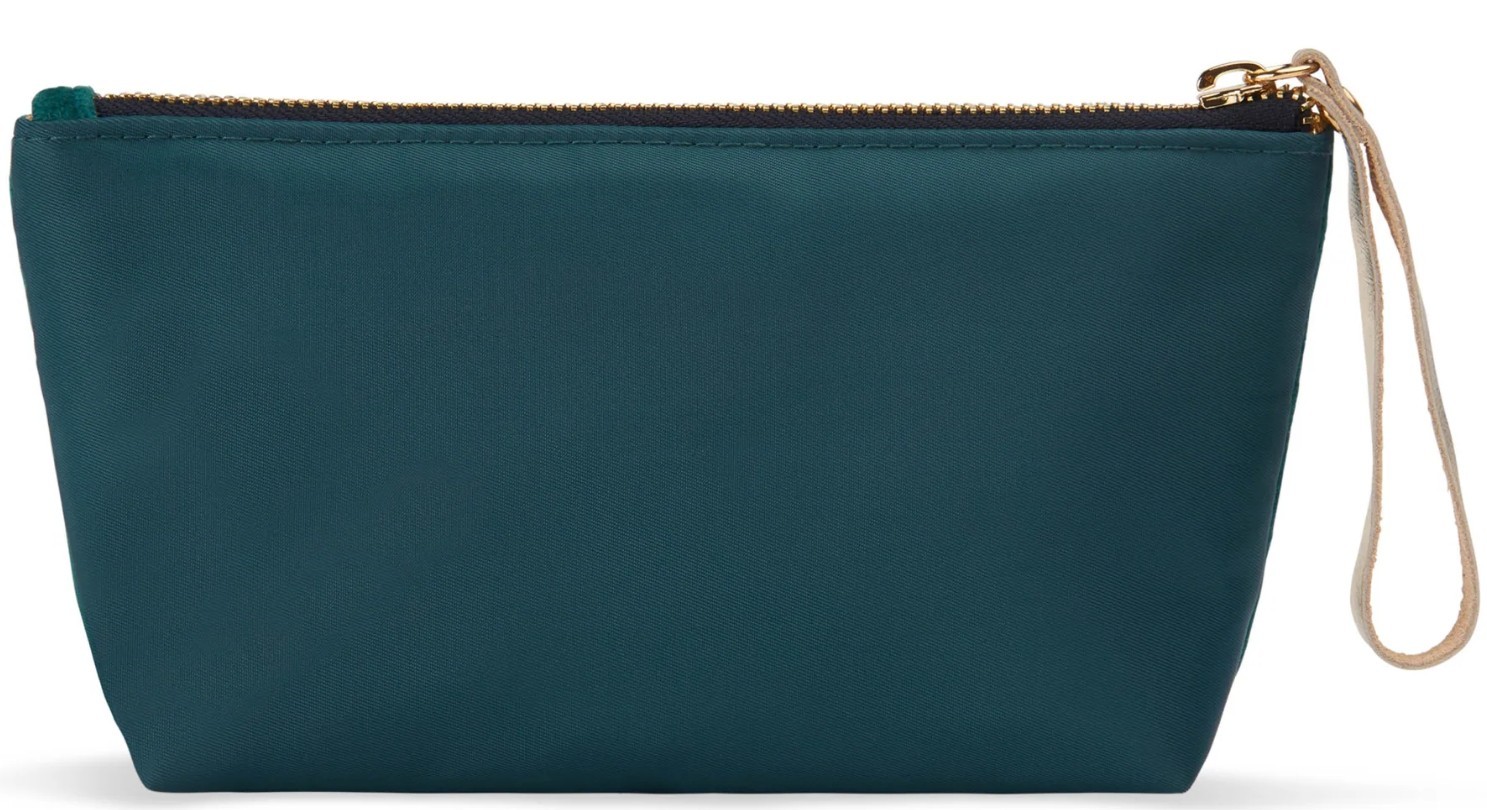 kingfischer velvet pouch back