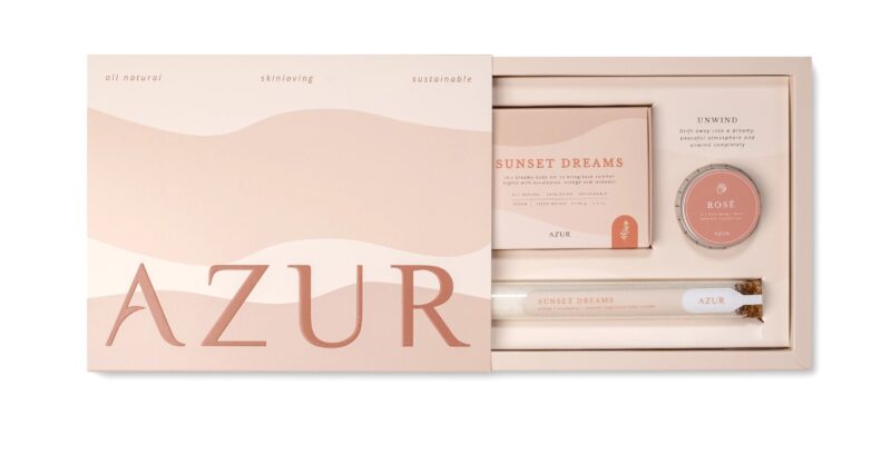 unwind giftset azur natural bodycare