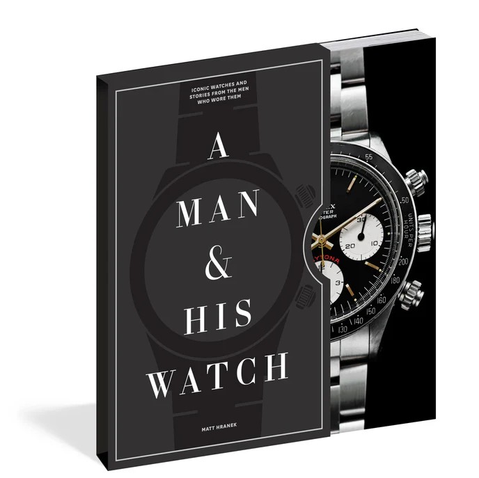A man and his watch book from matt hranek out of book sleeve
