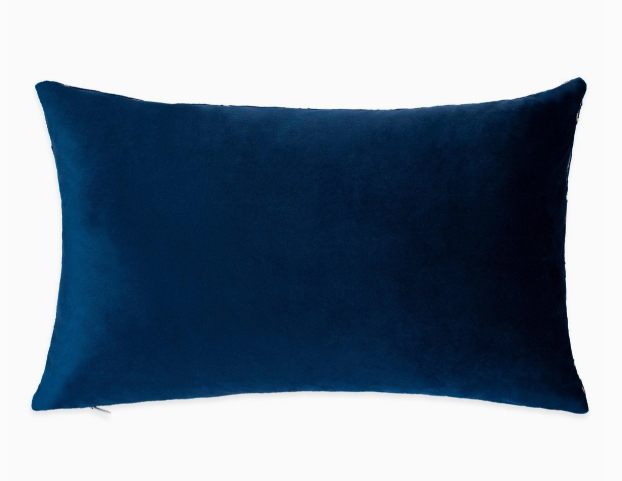 I don't cook but I am great at making reservations pillow navy velvet backside