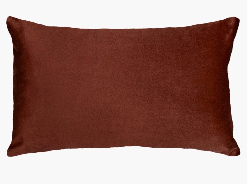 Just one more episode pillow the pillow drop velvet brown backside