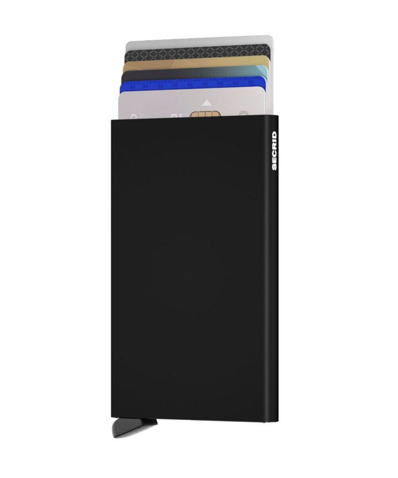 Secrid Cardprotector Original Black aluminium card holder.
