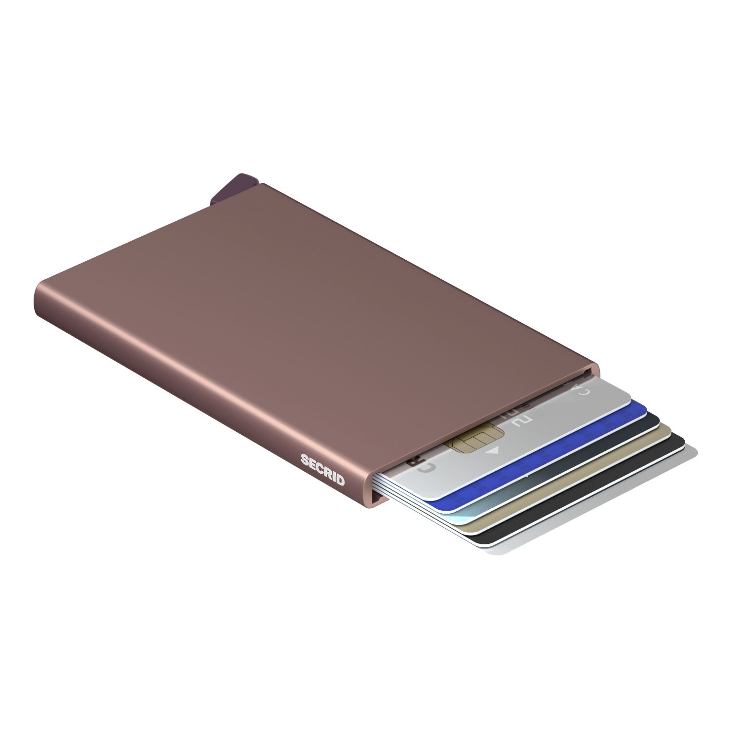 Secrid Cardprotector Original in Rose aluminium.