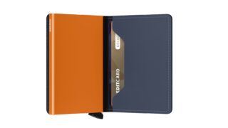 Secrid Slimwallet Mat Nightblue & Orange