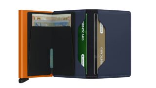 Secrid Slimwallet Mat Nightblue & Orange