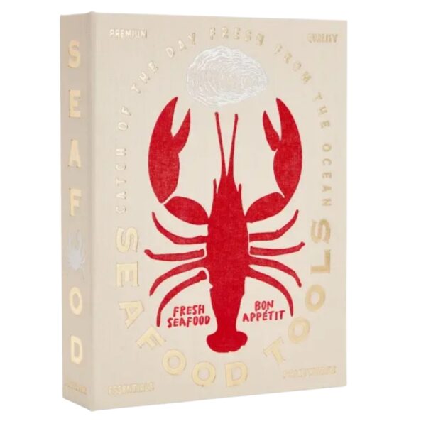 Printworks Seafood Tools set in book-style box.