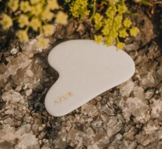 Witte Jade Gua Sha Steen – Azur