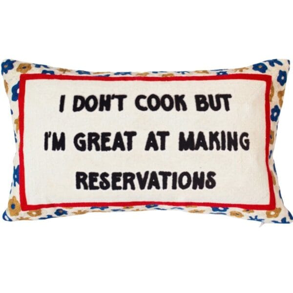 I Don’t Cook … Needlepoint Kussen
