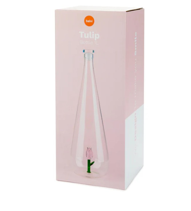 tulip bottle from Balvi in giftbox