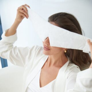 Luxe Zijden Slaapmasker – Dore & Rose voor de Bruid