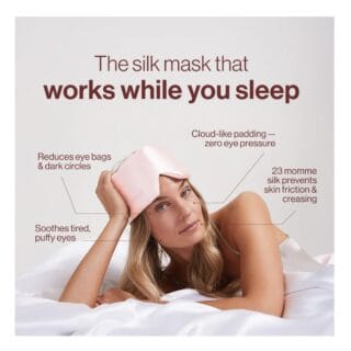 Luxe Zijden Slaapmasker – Dore & Rose Morden Ruby