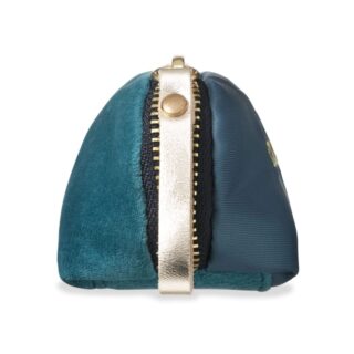 Satijn-Nylon Velvet geborduurde Etui - “Cute Curious Crazy”