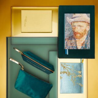 Satijn-Nylon Velvet geborduurde Etui - “Cute Curious Crazy”