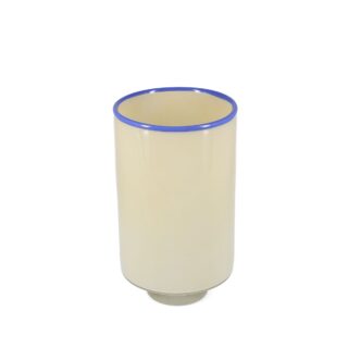 Cream Witte Vaas Milo 21,5 x 12cm