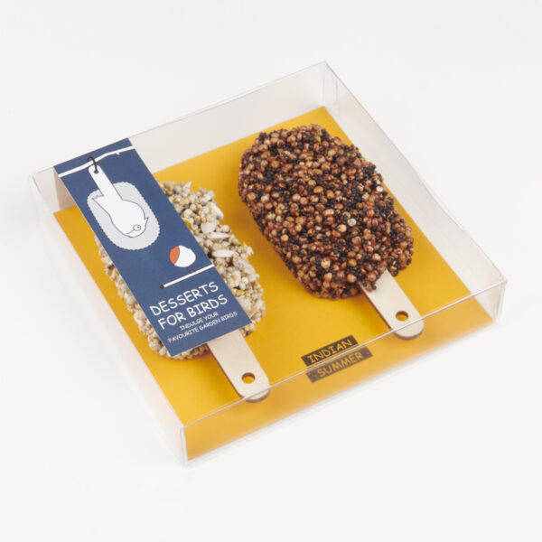 Indian Summer vogelijsje met zadenmix als cadeau voor vogelliefhebber