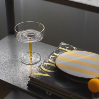 Champagne Glazen Gele Fizz - Set/2