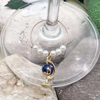 Wijnglas charms - Around the World