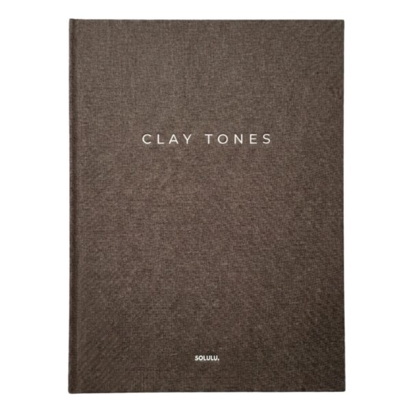 koffietafelboek opbergdoos clay tones bruin linnen verborgen opbergruimte