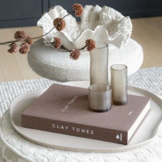 Linnen Opbergboek – Clay Tones (XL)
