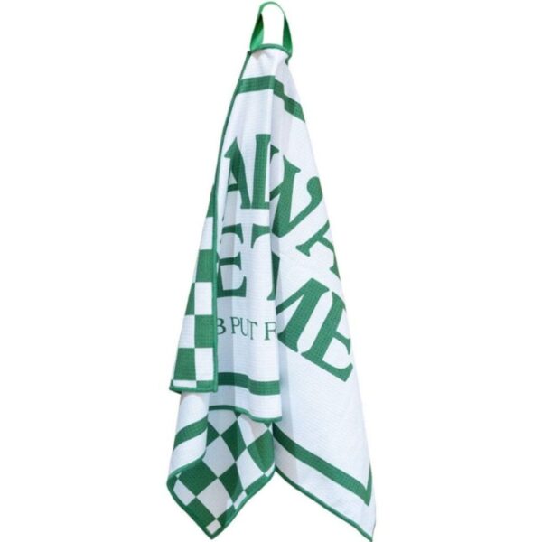 golf handdoek microvezel wafelstructuur tee time design