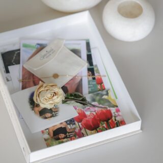 Linnen Opbergboek – Memories (XL)