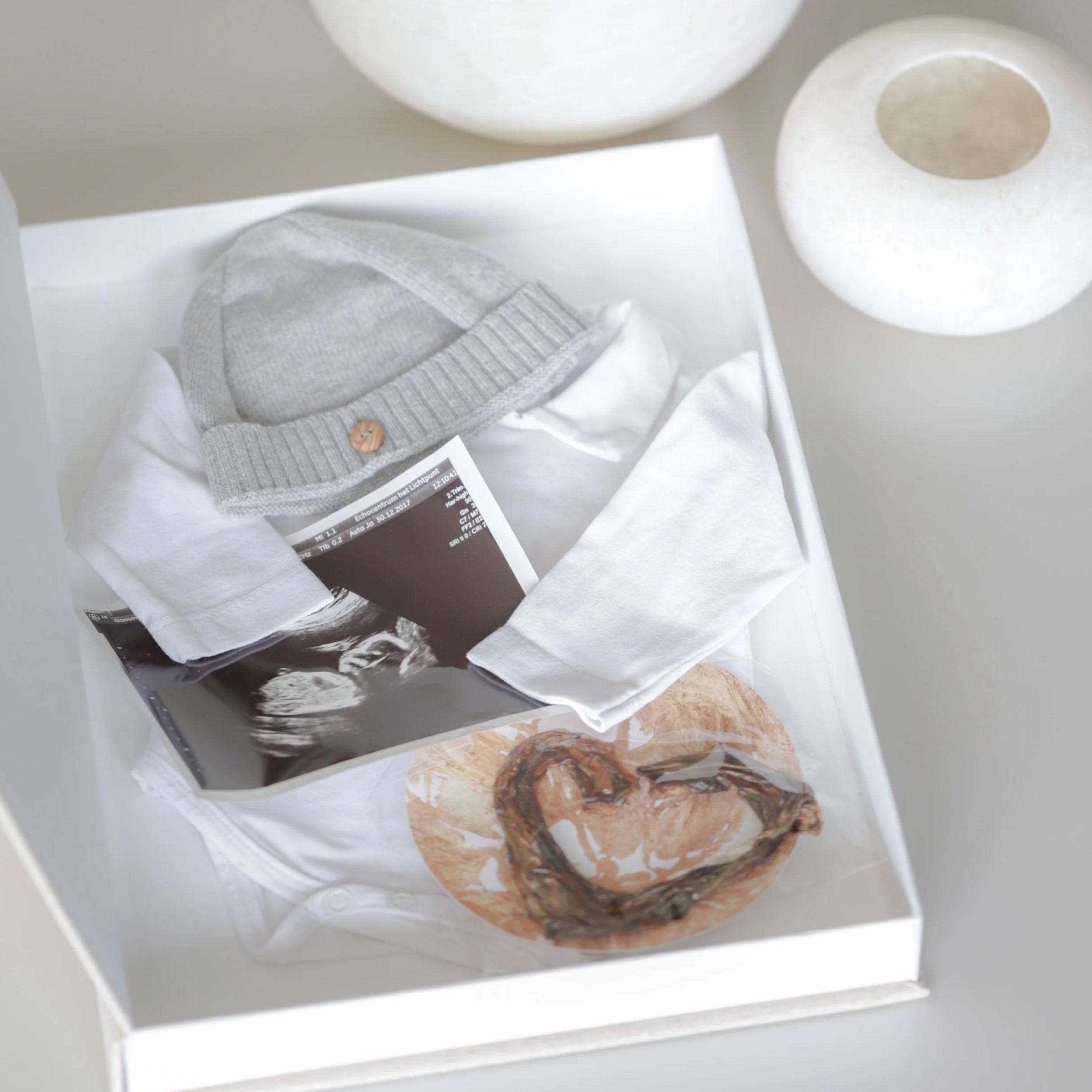memories storage book for a new baby