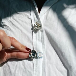 Rosi – Parel Bloemen Button Charms