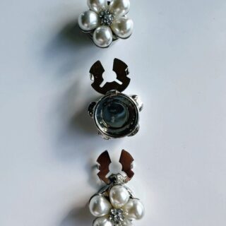Rosi – Parel Bloemen Button Charms