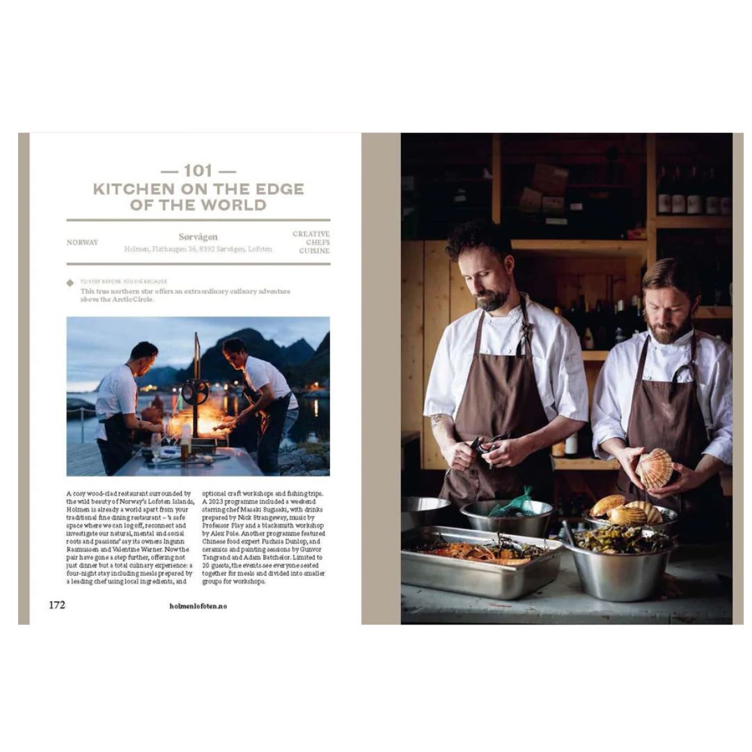 150 Restaurants You Need to Visit Before You Die coffee table book for food lovers”