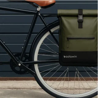 Waterdichte fietstas - Groen