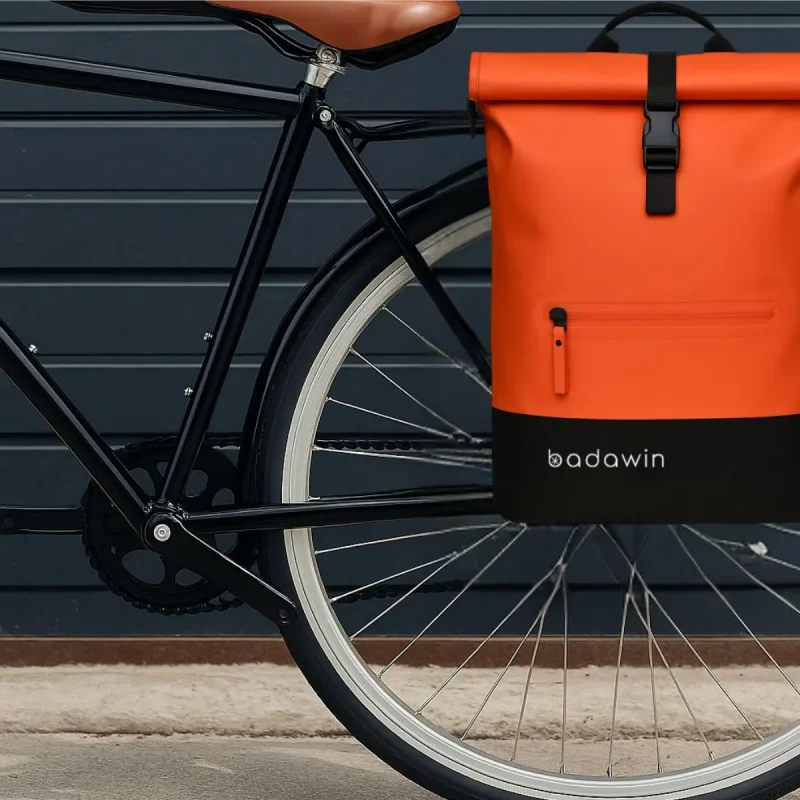 Badawin Anna waterproof roll-top bicycle backpack
