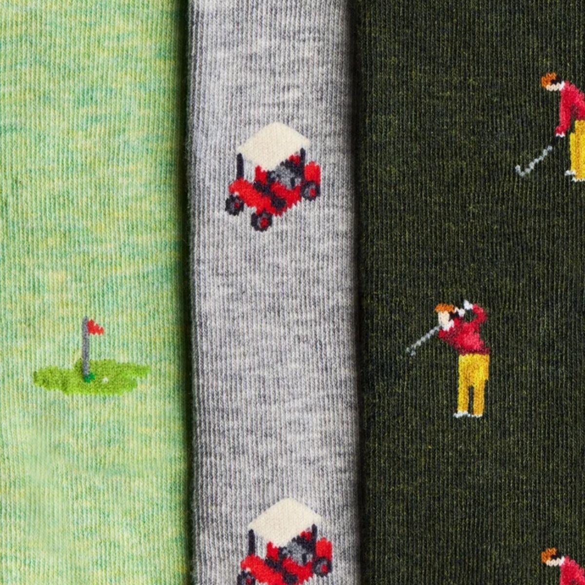 Premium golf-inspired socks made from soft cotton